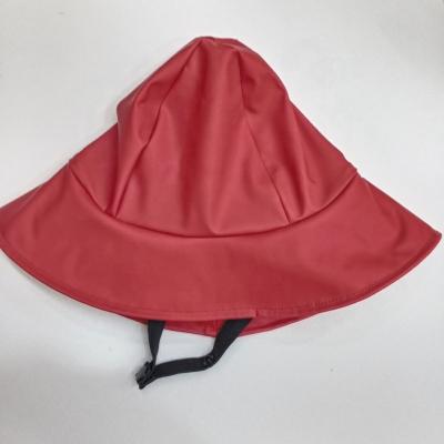 China Fashionable Kids Rain Hat Rain Cap Custom PU Rain Wear for sale