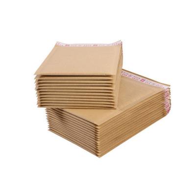 China Factory Priceblack Waterproof Custom Printed Shipping Wrapping Kraft Paper Bubble Padded Mailer Bags Kraft Paper Mailing Bag for sale