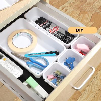 China 8-Piece Trash Can Pack Storage Drawer Easy Clean Easy Clean Sustainable Locking Universal Organizer For Home for sale