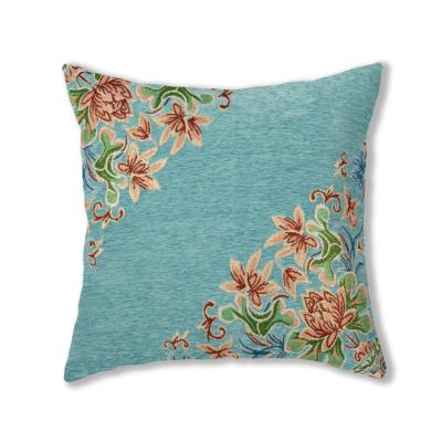 China SIPEIEN Retro Cozy Classic Chenille Pillow Cover Jacquard Cushion Covers High Quality Home Decorative Jacquard Pillow Cover for sale