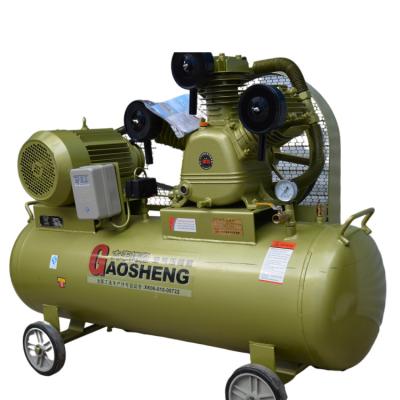 China OIL-LESS 160 Liter Micro Oil Piston Low Noise Industrial Air-Compressor Reciprocating Air Compressor for sale