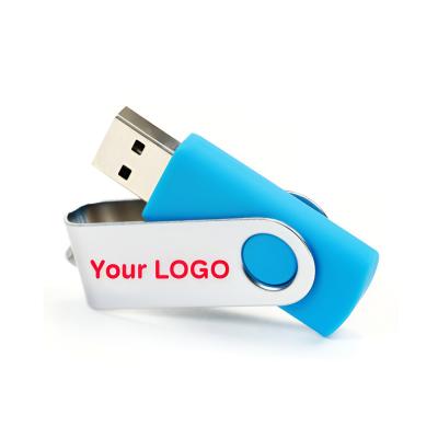 China Flash geheugen schijf roterende auto USB flash drive usb3.1 high-speed grote capaciteit 256G computer mobiele USB flash drive Te koop