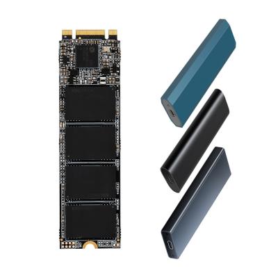 China M.2 SSD de grado industrial 64GB 128GB 256GB 1TB Disco duro SATA III SSD en venta