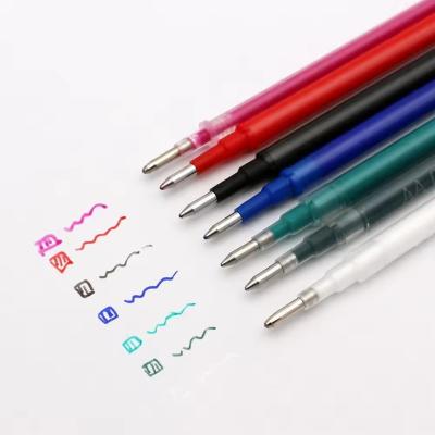 China REFILL Custom Fashionable 1.0mm Heat Erasable Gel Ink Pen Refill Plastic Material for Writing on Paper for sale