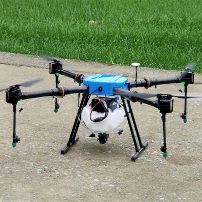 China Forward Obstacle Avoidance Radar Ground Advanced Spreader Drone sow H12 RC 16000 Mah Folding Machine Arm Agricultura 10L Fertilizer Axle 10L sprayer drone ingradar for sale