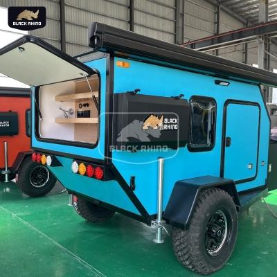 China Light Family Car House Trailer Tourist Traveling Trailers Australia Motorhomes For Sale European Markets With Stove For Cooking RV for sale