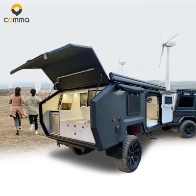 China Vintage Lightweight Cheap American Standard Travel Sleep RV Camp Trailers 4x4 Caravan for sale