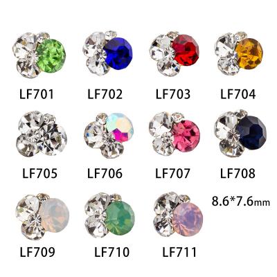 China For commercial & Home Use Nail Gem NAR011 Rhinestone Diamond Colorful Crystal For Decoration Manicure Accessary Glass Nails Shinning Other Nail Supplies for sale