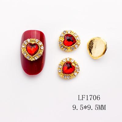 China 31 Styles Tamax 31 Styles Large Alloy Gold Nail Charm Horse Eye Glitter Rhinestones Rhinestones For Nails Art Design Accessories for sale