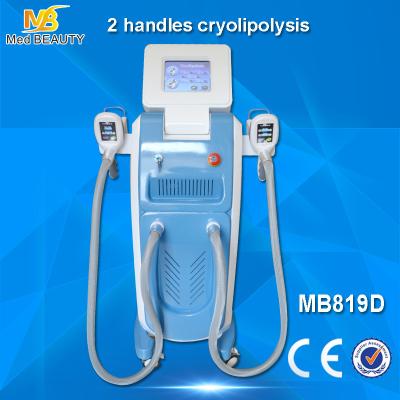 China pérdida de peso de la máquina del cryolipolysis de 2 manijas /cool que esculpe la máquina/la máquina de congelación gorda en venta