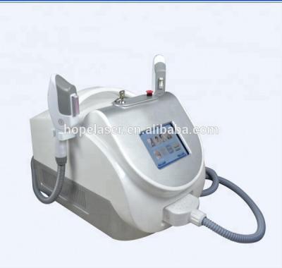 China Beauty salon and spa use shr laser two handles ipl shr opt portable hair removal machine for sale