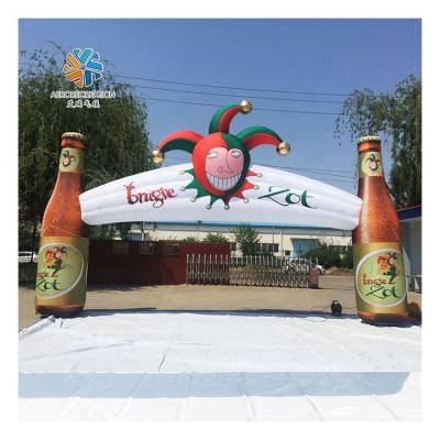 China Event Customized Inflatable Playground Giant Inflatable Beer Bottle Vault Globes Advertising Manufacturer for sale