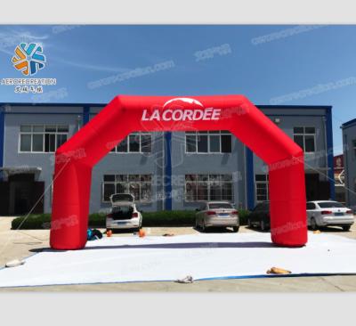 China Big Red Inflatable Event 5 Sides Arches Custom Inflatable Run Finish Line Start Arches for sale