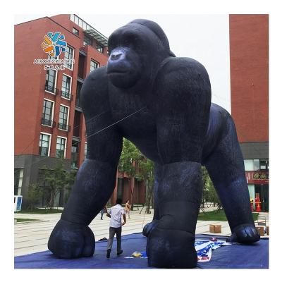 China Outdoor Inflatable Installation Inflatable Animals Entertainment Promotion Inflatable Orangutan For Event for sale