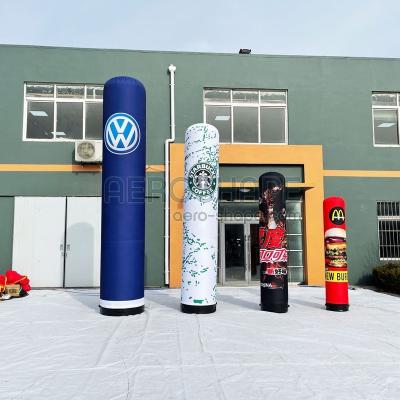 China Event Pillar Column Inflatable Led Inflatable Light Tube For Advertising for sale