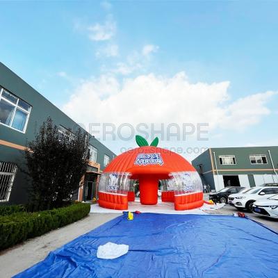 China Constant Blowing Inflatable Tent Promotional Air Talking Dome Tent Inflatable Dome Tent for Events for sale