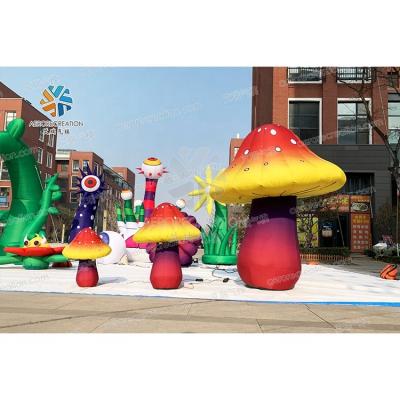 China Commercial Outdoor Event Garden Decoration Inflatable Flower Plant Giant Inflatable Flower Plant for sale