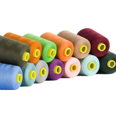 China Hot Selling Overlock Thread Sewing Good Stretch Sportswear 40/2 Polyester Sewing Thread for sale