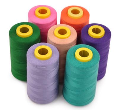 China Industrial Sewing Thread , Dyed Polyester Sewing Thread Low Shrinkage for sale