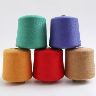 China 20/3 20/4 20/6 100% Polyester Dyed Spun Yarn For Bedcover And Shoes Sewing for sale