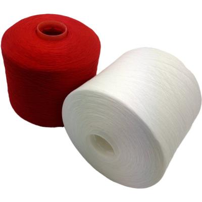 China High Tenacity 100% Dyed Polyester Yarn Low Shrinkage Red For Sewing Thread for sale