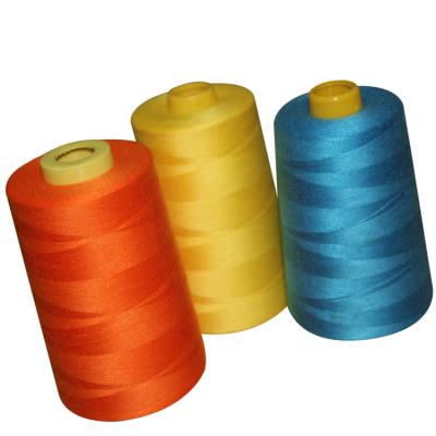 China Super helder industriële polyester naad, geverfde poly naad lage krimp Te koop