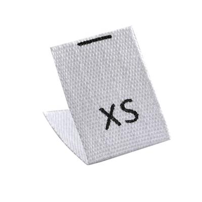 China Woven Brand Logo And Size End Folded Textile Washable High Density Custom Neck Tags Labels For Clothing for sale