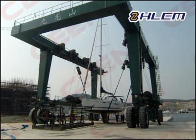 China ISO HM350T 300t  / 600t / 800t  travel lift crane for boat hoisting and boat lifting for sale