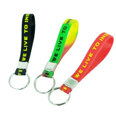 China Custom Promotion Make Your Own Rubber Key Chain Rubber Key Chain Manufacturer Custom Rubber Keychain for sale