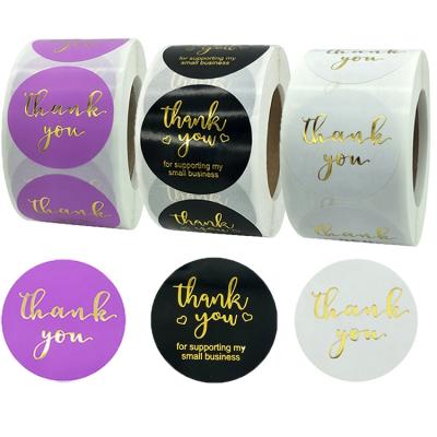 China Wholesale Creative Waterproof/Eco-friendly/Adhesive Stickers Decoration Gift Event Party Thank You Stickers for sale