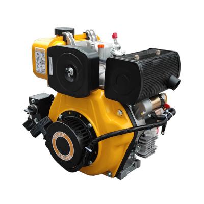 China Factory Sale Air Cooled High Productivity Small Electric Start Marine Boat Diesel Engine for sale