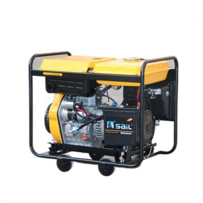 China Low Price Electric Start Welder Diesel Portable Generator 5Kw JM6500E (211112011-01) for sale