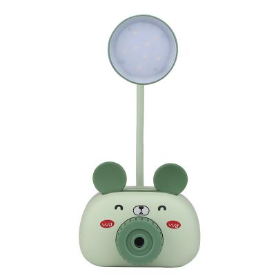 China ABS Pencil Sharpener Eye Kids Cartoon Led Night Light Reading Led Rechargeable Custom Kids Table Lamp for sale