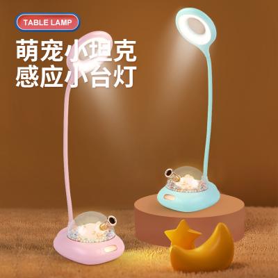 China Chinese style cartoon think outdoor table lamp girl bedside table lamp round light tankLED desk lampSupport table lamp for sale