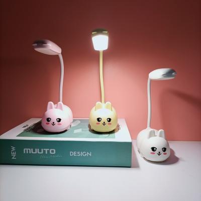 China Lamp cartoon USBRechargeable Animal Children's Chinese Style Table Desk Learning Eye Protection LEDDesk Lamp Bedside Night Light Gift for sale