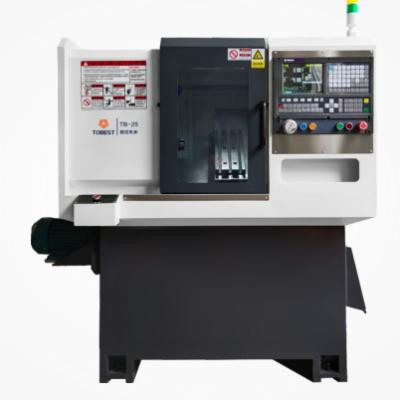 China Building material shops mini lathe machine cnc lathe with automatic bar driver CE certificate for sale