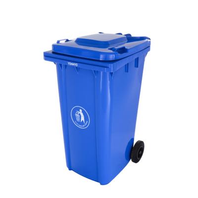 China Sustainable Rubbish Trash Bin Plastic Wheelie 240L Bin for sale