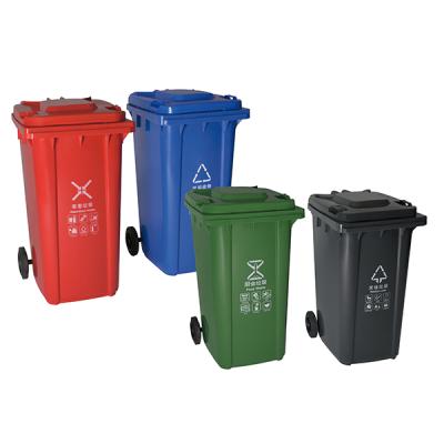 China Viable outdoor 120L/240L waste bin/garbage bin/plastic wheelie bin for sale