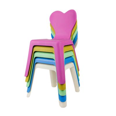 China Kindergarten Plastic Stackable Child Plastic Chair For Children for sale