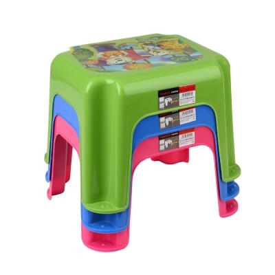 China stool home & Ottoman Custom Color Stacking Plastic Sitting Stool For Kids for sale