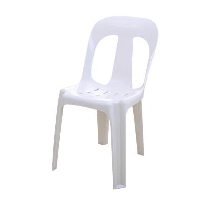 China Outdoor Event Outdoor Party Garden Chair Armless Plastic Stacking Chair for sale