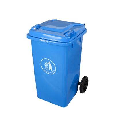 China Factory Price Viable 100 Liters Public Park Plastic Garbage Waste Bin Rubbish Bin Trash Can for sale