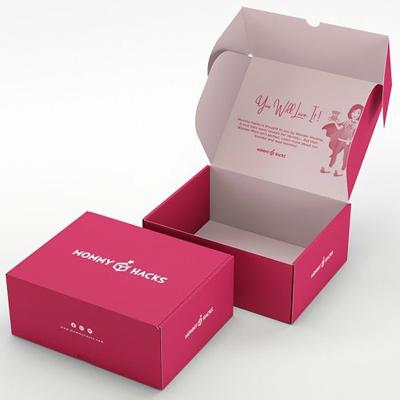 China Small Recyclable Mailing Box Custom Printing Corrugated Packaging Mailer Box for sale