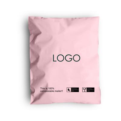 China Water Resistant Poly Mailers Eco Friendly Custom Shipping Compostable Bags With Custom Logo for sale