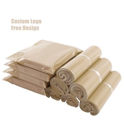 China Bare Brown Water Proof Poly Mailers Shipping Bag Mailing Envelopes For Boutique for sale