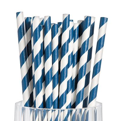 China Biodegradable Eco Bubble Individually Wrapped Waterproof Paper Corn Straws for sale