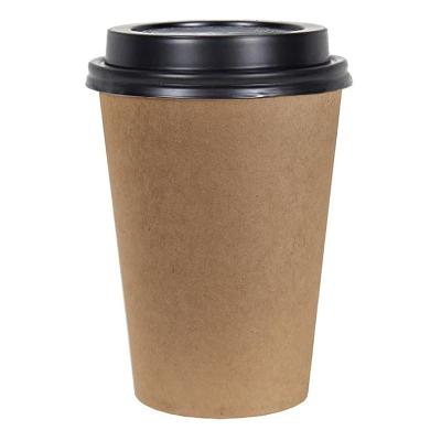 China Recycled Materials Customized Kraft Paper Coffee Cup Eco Small Paper Tea Cup Assorted Sizes for sale