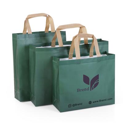 China Eco Friendly Custom Bags Customer Non Woven Tnt Fabric Handle Bag Eco - Friendly for sale