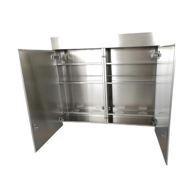 China High Quality Customized Modern Wall Hanging Stainless Steel Bathroom Mirror Cabinet for sale