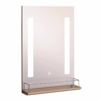 China Modern Glass Unit Sanitary Hotel Bathroom Led Backlit Mirror for sale